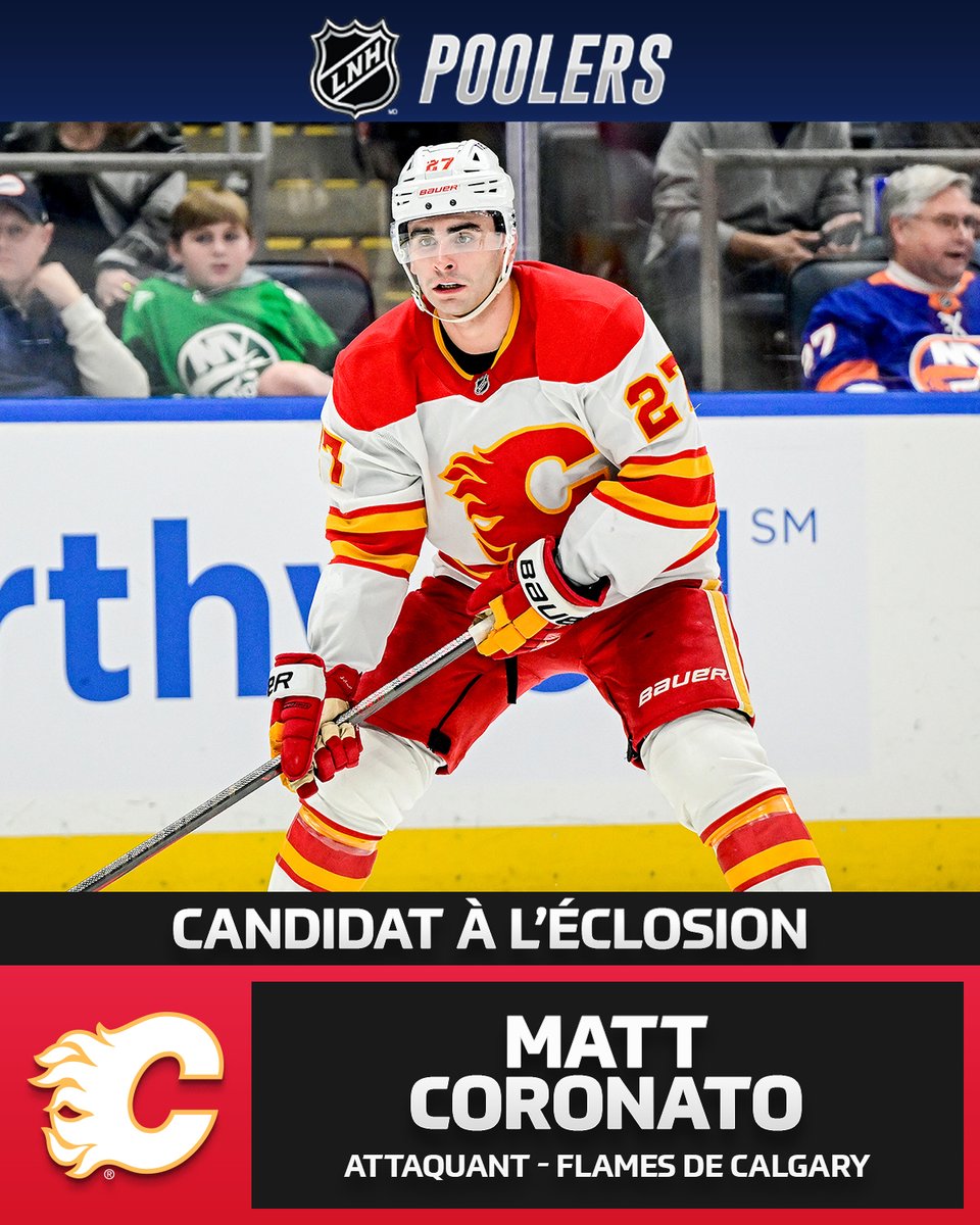 POOLERS | Combien de buts pour le franc-tireur des Flames Matt Coronato cette saison? 🎯

👉 nhl.com/fr/news/32-en-…
