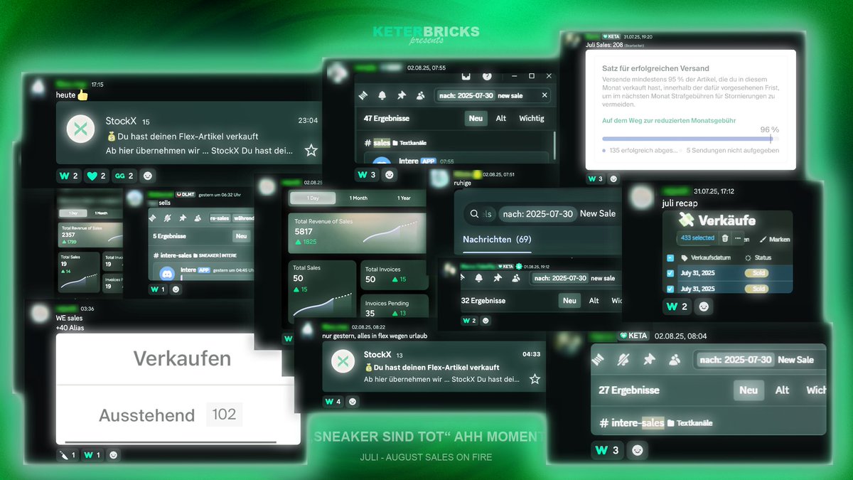 Ob Sales bei euch auch gerade so schallern?🏁
I doubt that ⛷️💚