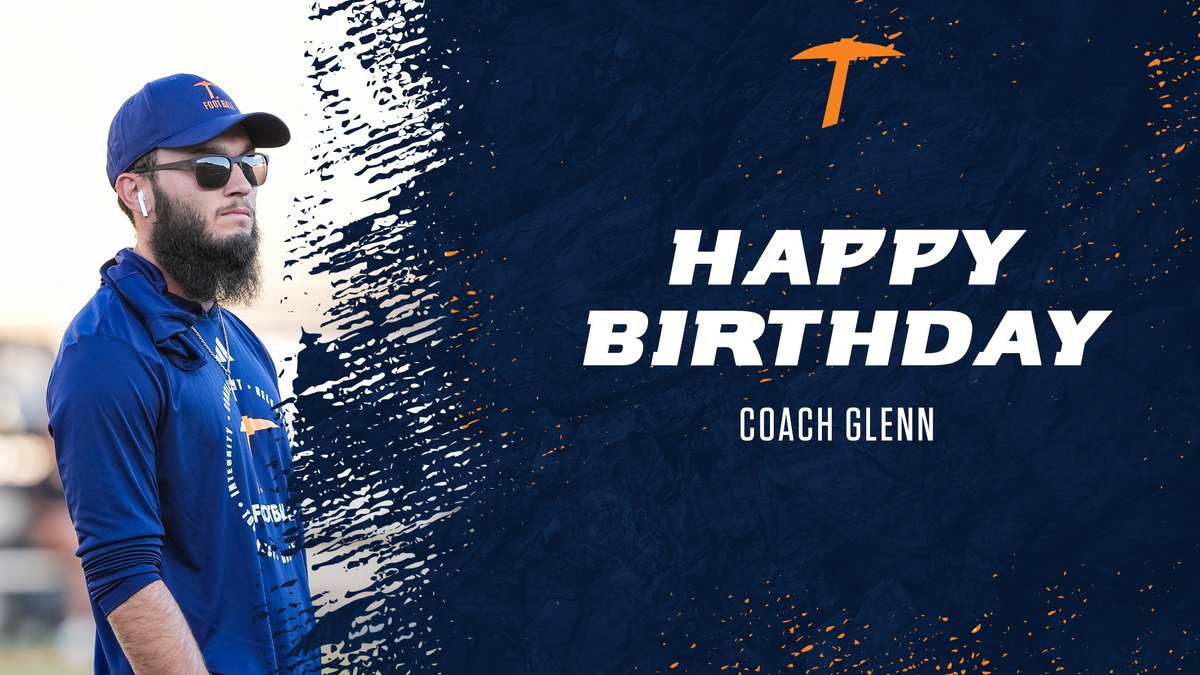 UTEP Football (@utepfb) on Twitter photo Happy birthday to Assistant Defensive Backs Coach, Coach Glennโผ๏ธโ๏ธ
#PicksUp | #WinTheWest <a href="/CoachKade_Glenn/">Kade Glenn</a> Happy birthday to Assistant Defensive Backs Coach, Coach Glennโผ๏ธโ๏ธ
#PicksUp | #WinTheWest <a href="/CoachKade_Glenn/">Kade Glenn</a>