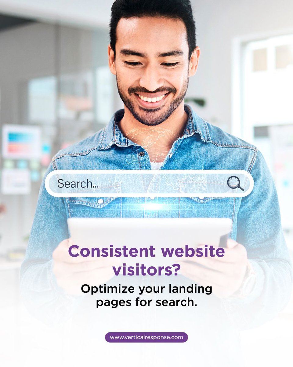 Want a consistent stream of highly qualified traffic to your offers?

Optimizing your Vertical Response landing pages for SEO is the key to unlocking sustainable organic growth.

Are you ready to optimize your landing pages for search? Explore Vertical Response's SEO features!