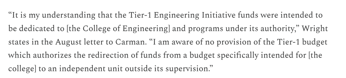 UnofficialUWyo's tweet photo. UW just paused its national search for an engineering dean because the former dean is suing to get his job back.
Why? He dared to try to stop a $500K transfer of Wyoming tax dollars into a new division run by the President's spouse. #UWyo #EqualityState https://t.co/aNA9Prv8W7