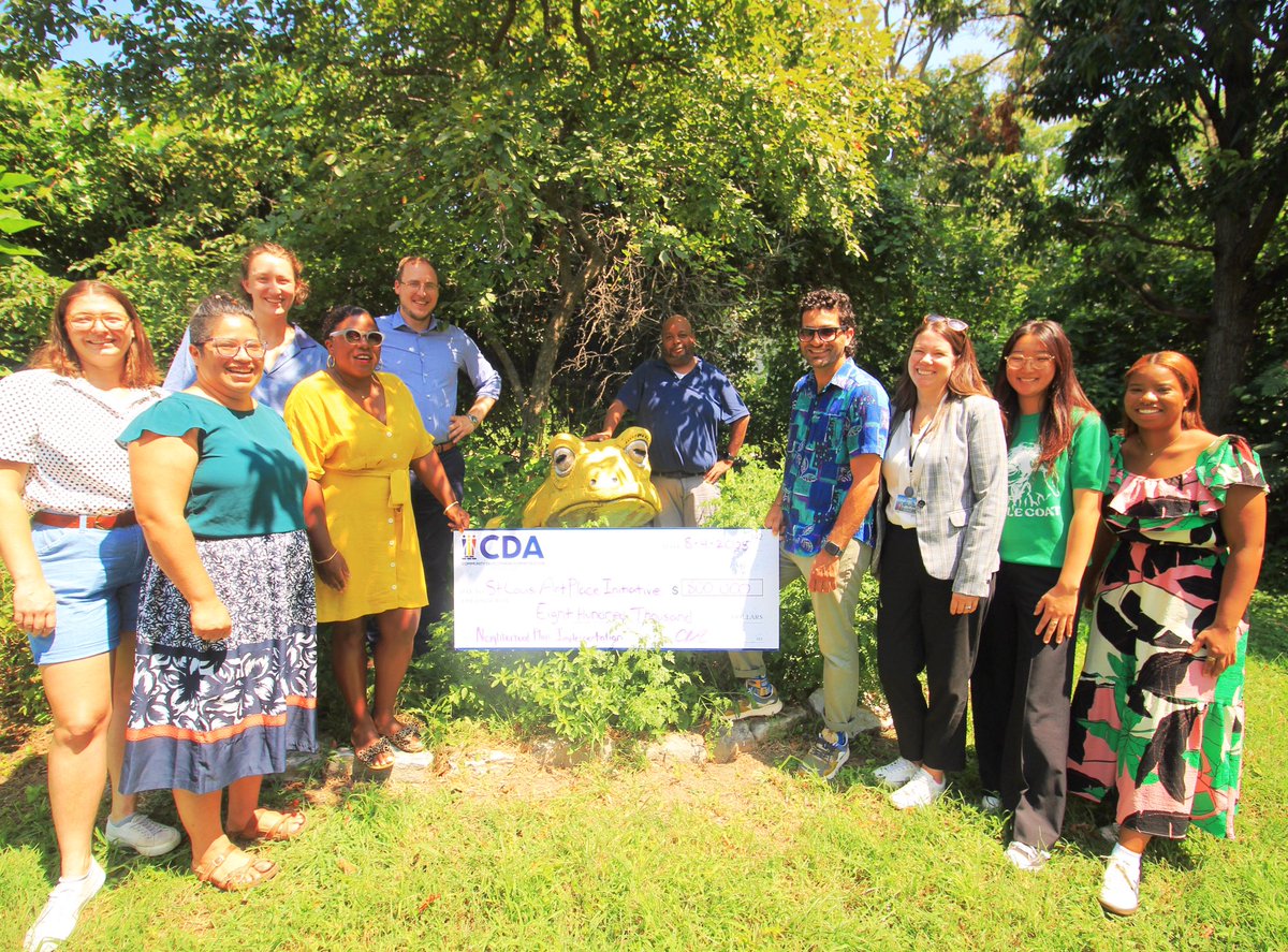 CDA proudly awarded $800K to St. Louis Art Place Initiative w/ <a href="/dutchtownsouth/">Dutchtown South Community Corporation</a> to build a community art space at Frog Garden, launch public art projects, and form a land trust. Creative placemaking with community at the heart! 🎨🏘️ #STL