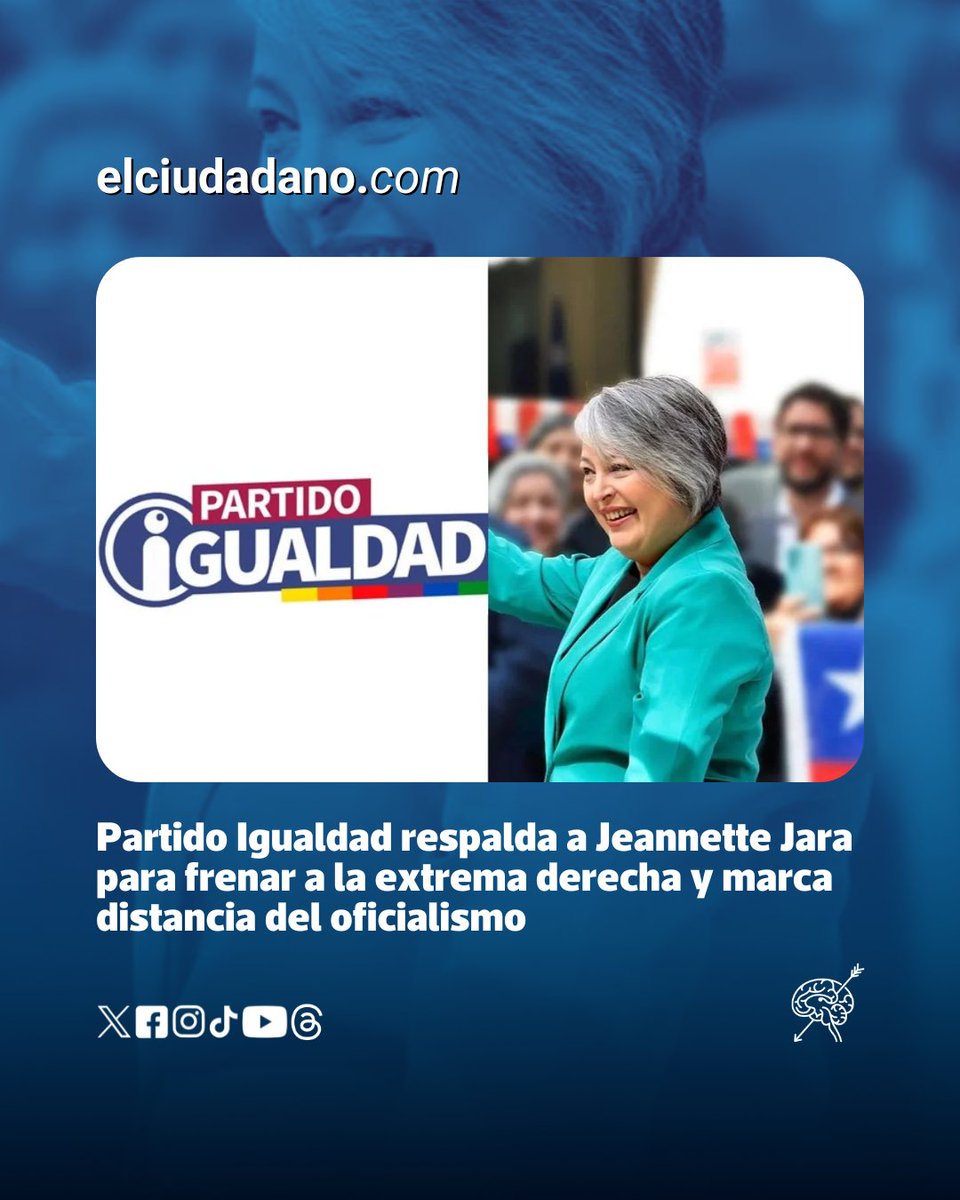 El_Ciudadano's tweet photo. "Nos sumaremos y coordinaremos, junto a otras organizaciones que desde la independencia crítica al oficialismo, vayan decidiendo apoyar a Jeannette Jara, porque estamos convencidos que es el camino correcto y necesario para avanzar en la lucha por los derechos del pueblo", indicaron desde la colectividad en una declaración pública.

Leer más aquí🔗https://t.co/LaJ7IjER06

#política #chile