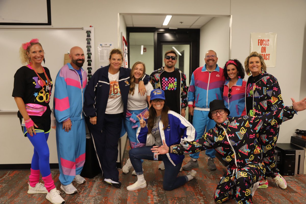 Middle Level Team understood the assignment. 80’s theme paired with a day of collaborating with other principals from around the district. 2025/ 2026 school year, we are ready for ya!!