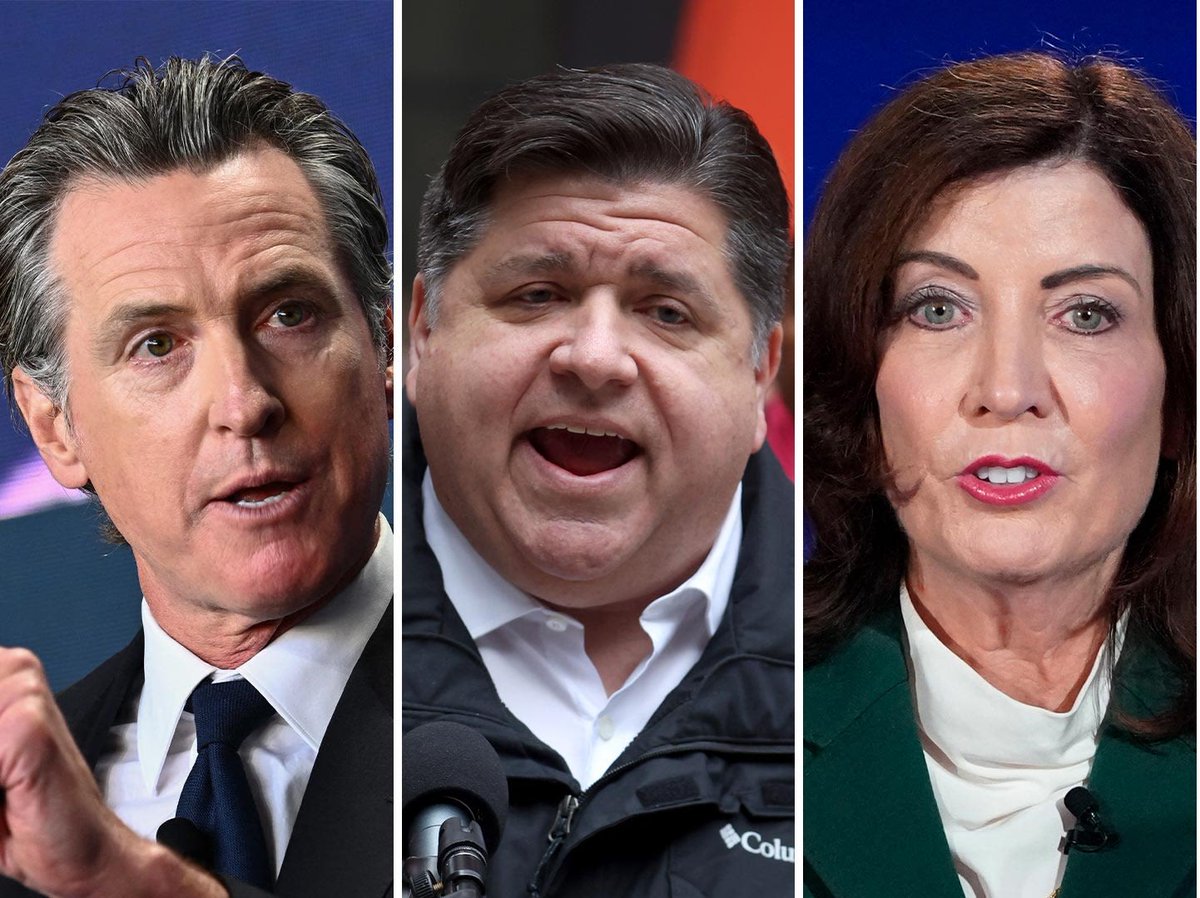RETWEET if you support: 

- Gov. JB Pritzker 
- Gov. Gavin Newson
- Gov. Kathy Hochul 

I will follow anyone who lives in this states that will gerrymandered Republicans in response to Texas Republicans gerrymandering Democrats.