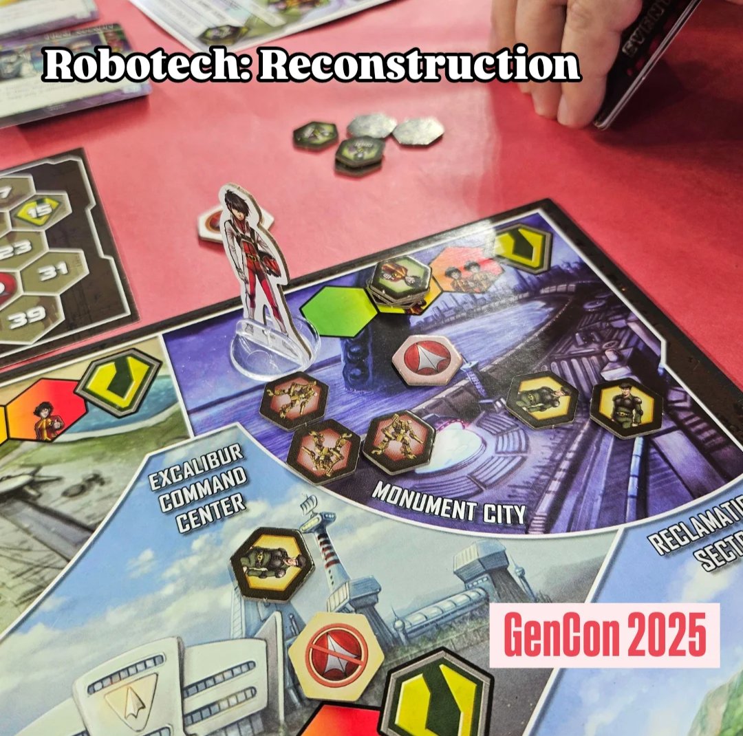 drwictz's tweet image. Rick and his RDF forces bring calm back to Monument City 

#RobotechReconstruction at #GenCon #GenCon2025