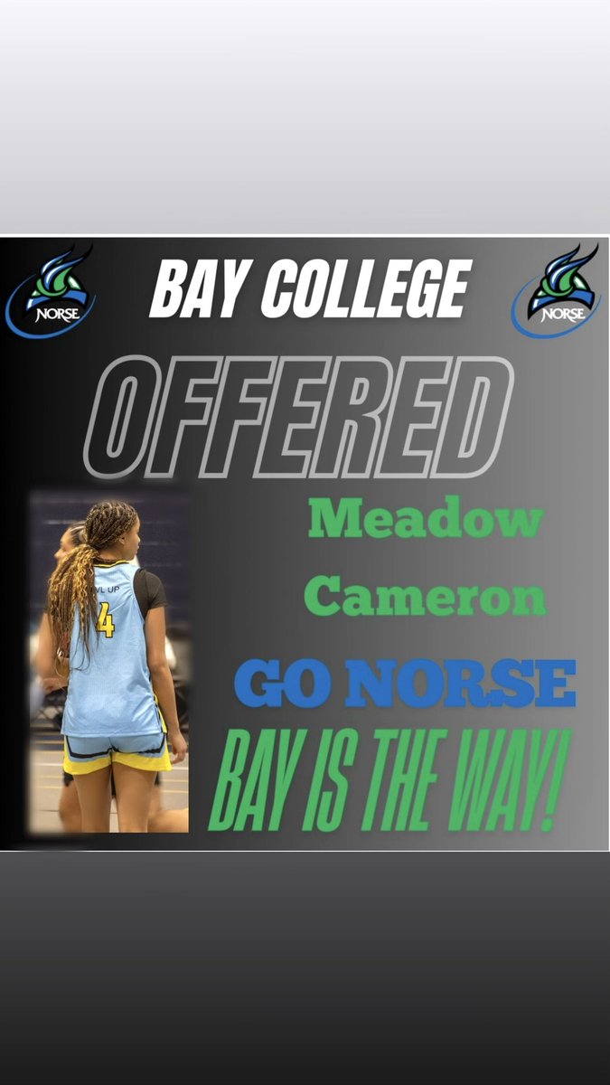 Blessed to receive an offer from Bay College! <a href="/baynorsewbb/">baynorsewbb</a> 

<a href="/DakotaGBball/">Dakota Girls Basketball</a>