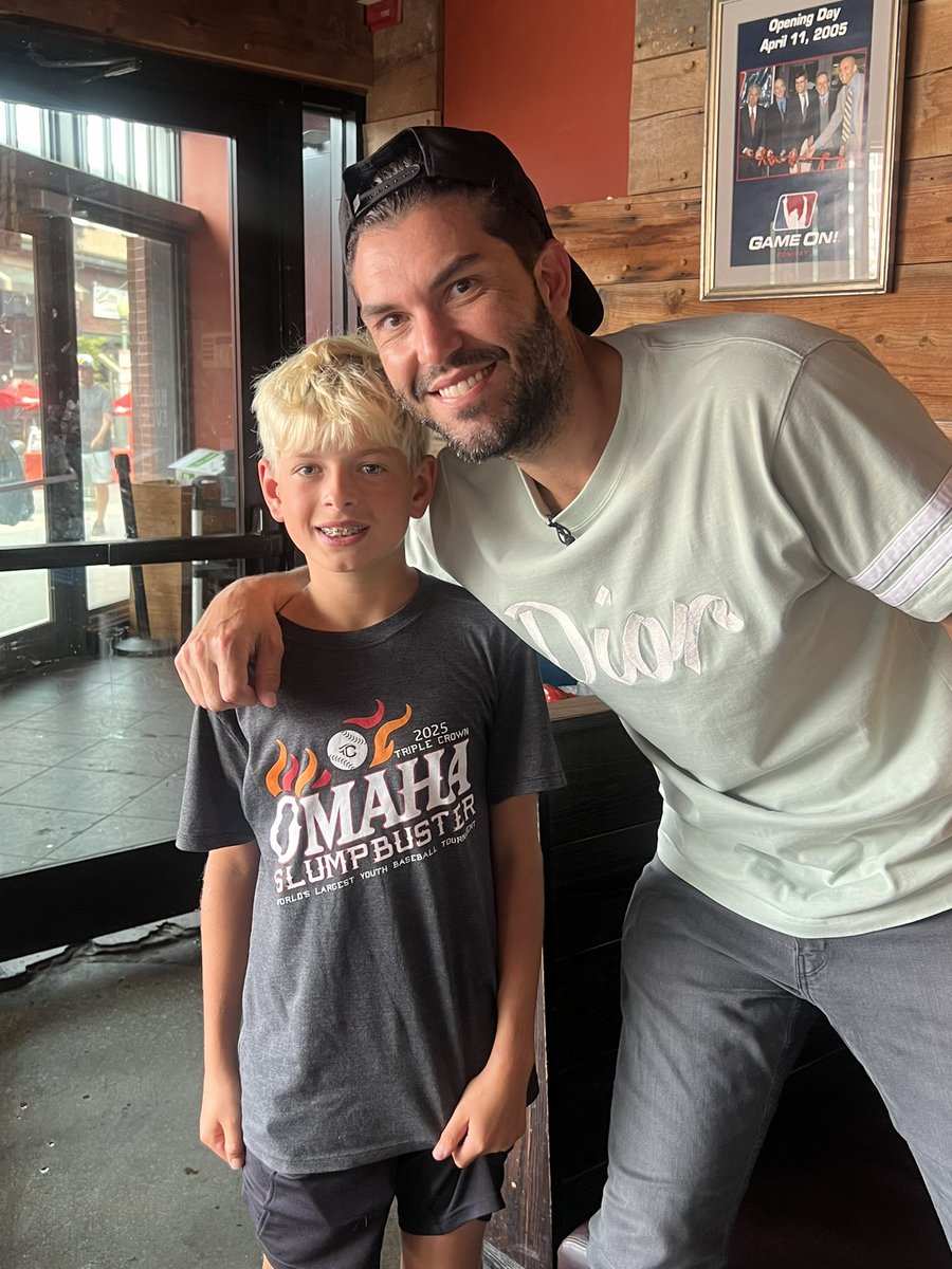 whitebrad47's tweet photo. Thanks @TheRealHos305 for your graciousness this afternoon.  It meant the world to my son! https://t.co/cfAPi3Wb0w