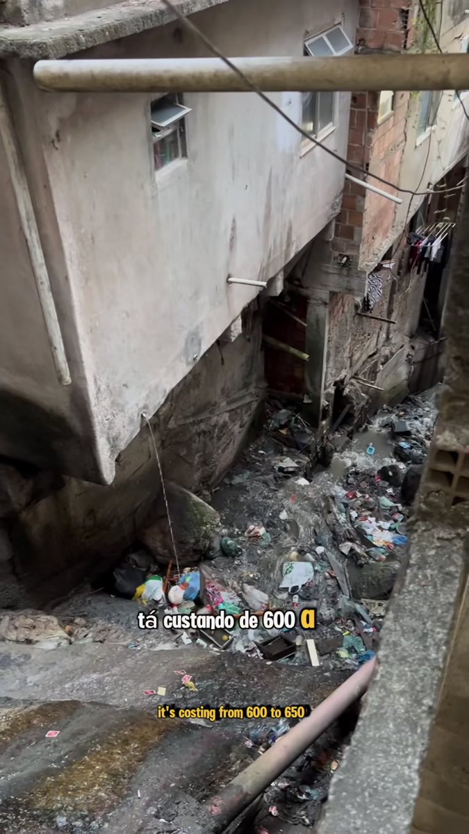 Quarto e sala na parte ruim da favela: R600,00-750,00 por mês.

Complicado.