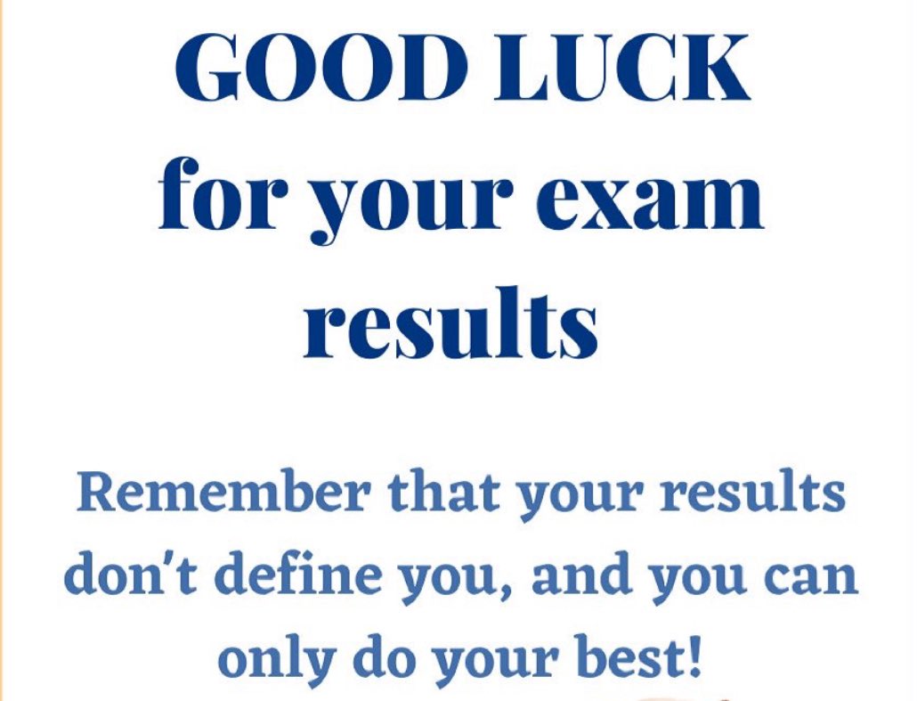 Wishing all my N5 HFT class and all of our <a href="/Kilwinning_Acad/">Kilwinning Academy</a> pupils the very best for their SQA exam results! 

Just remember, there is #NoWrongPath