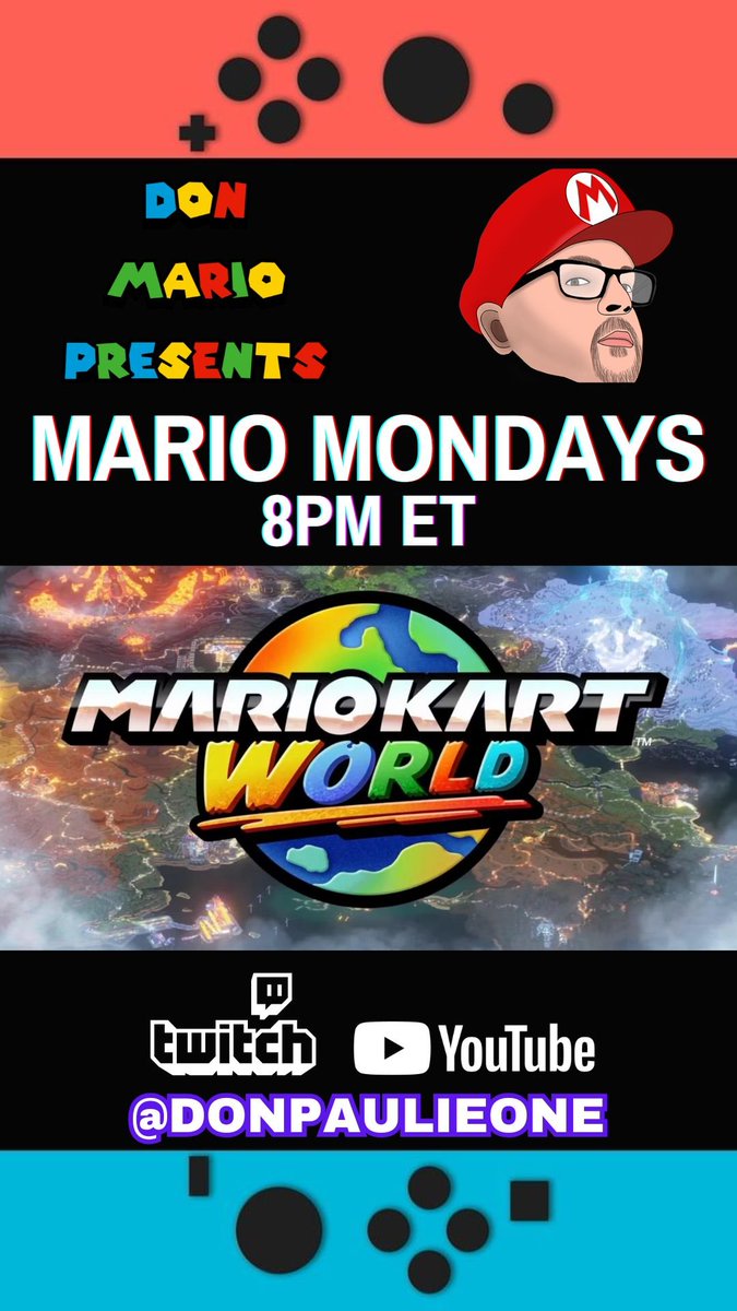 DonPaulieone (@donpaulieone) on Twitter photo Back to the race track we go. I'll see y'all at 8pm ET for our first Mario Kart World race of August!
#twitch #MarioKartWorld #NintendoSwitch2 <a href="/NintendoAmerica/">Nintendo of America</a> Back to the race track we go. I'll see y'all at 8pm ET for our first Mario Kart World race of August!
#twitch #MarioKartWorld #NintendoSwitch2 <a href="/NintendoAmerica/">Nintendo of America</a>
