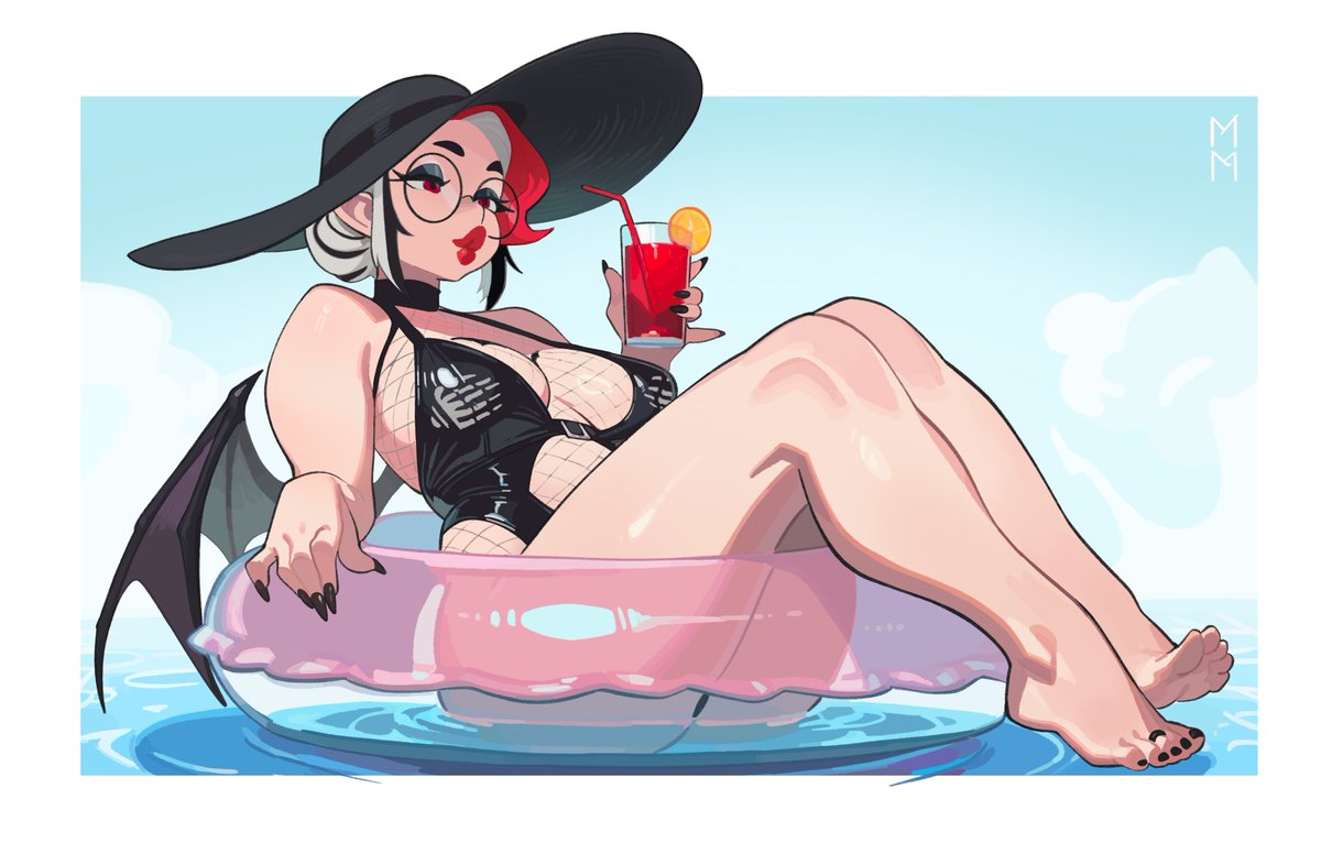 Marp 🔞 (@marsupial__man) on Twitter photo A piece for <a href="/galakziaftrdark/">galakzi (after dark)</a>, their OC Valeria Vyndrael catching some summer rays A piece for <a href="/galakziaftrdark/">galakzi (after dark)</a>, their OC Valeria Vyndrael catching some summer rays