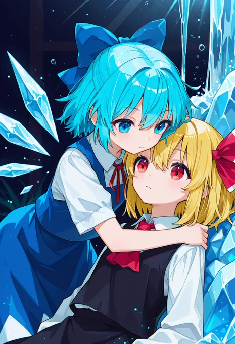 チルノとルーミア