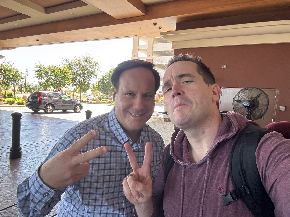 Peace out <a href="/TVPokerRoom/">The Poker Room at Thunder Valley Casino Resort</a> and the <a href="/RGPokerSeries/">RunGood Poker Series</a> ✌️. Always a blast working with one of the best in the biz <a href="/BenErwinPoker/">Ben Erwin</a>. I’m headed immediately to a flight for Cyprus for the first ever Main Tour stop there for the <a href="/WPT/">World Poker Tour</a>. Will be posting lots of pics!