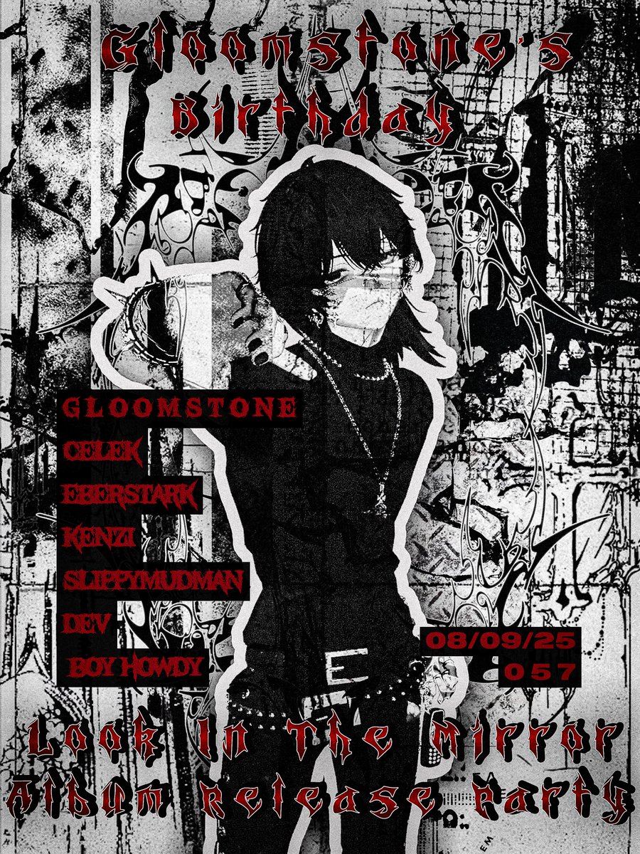 S T A T I C (@staticvrc) on Twitter photo S T A T I C 0 5 7
GLOOMSTONE'S BDAY/ALBUM RELEASE PARTY
08/09/25
10:00 PM EST
Poster: <a href="/kenziuniverse/">โ
๐ค๐๐ง๐ณ๐ข</a> S T A T I C 0 5 7
GLOOMSTONE'S BDAY/ALBUM RELEASE PARTY
08/09/25
10:00 PM EST
Poster: <a href="/kenziuniverse/">โ
๐ค๐๐ง๐ณ๐ข</a>