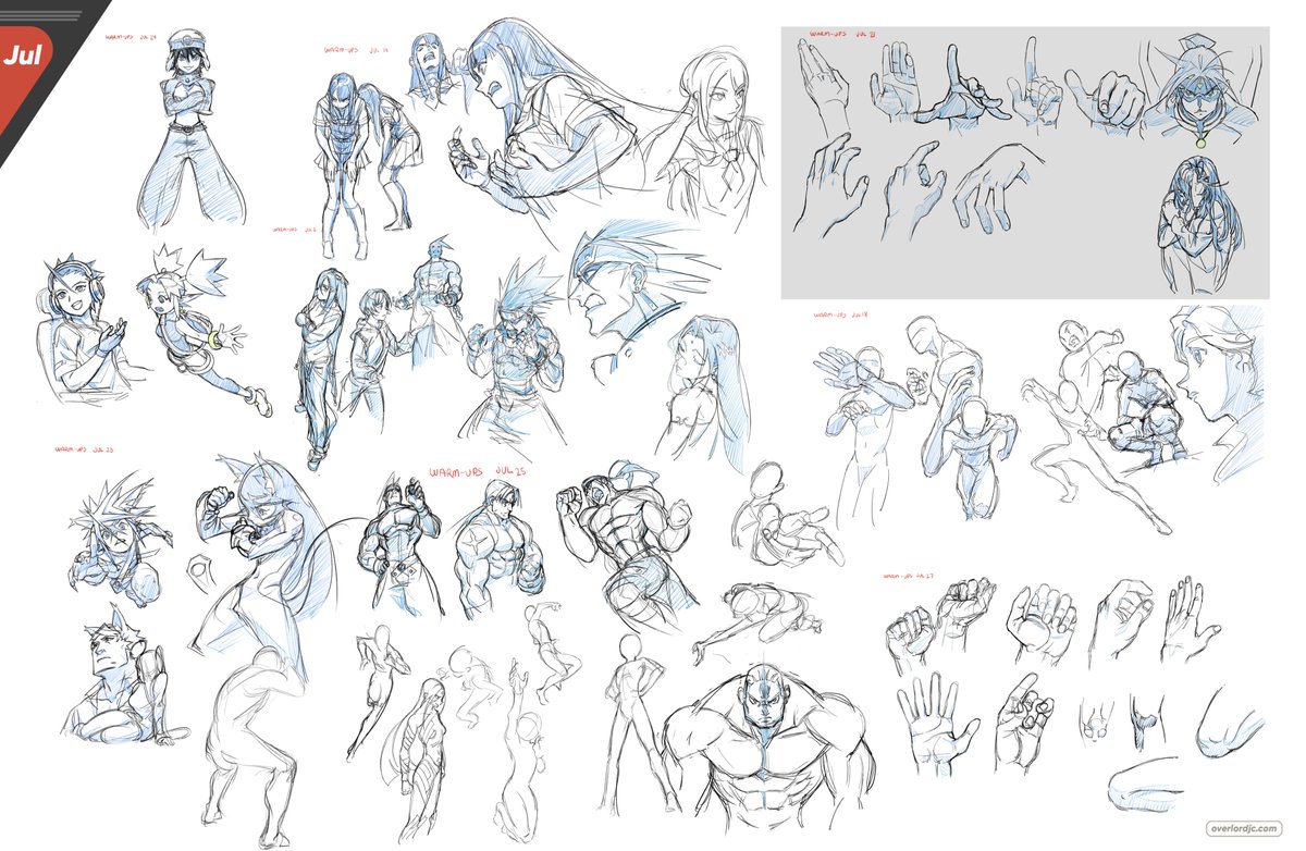 Overlord_JC's tweet image. 💠Month of July Over-view

✧ Starting at the end of June, I now begin my Twitch streams with a no reference free drawing session! These feel great for becoming more loose while you practice. More drawing, less worrying about making something "perfect"!

 TY for viewing🙏