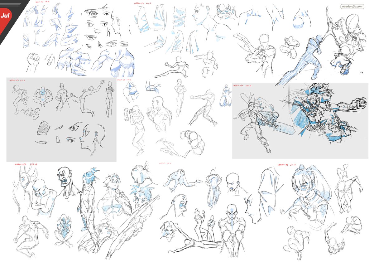 Overlord_JC's tweet image. 💠Month of July Over-view

✧ Starting at the end of June, I now begin my Twitch streams with a no reference free drawing session! These feel great for becoming more loose while you practice. More drawing, less worrying about making something "perfect"!

 TY for viewing🙏