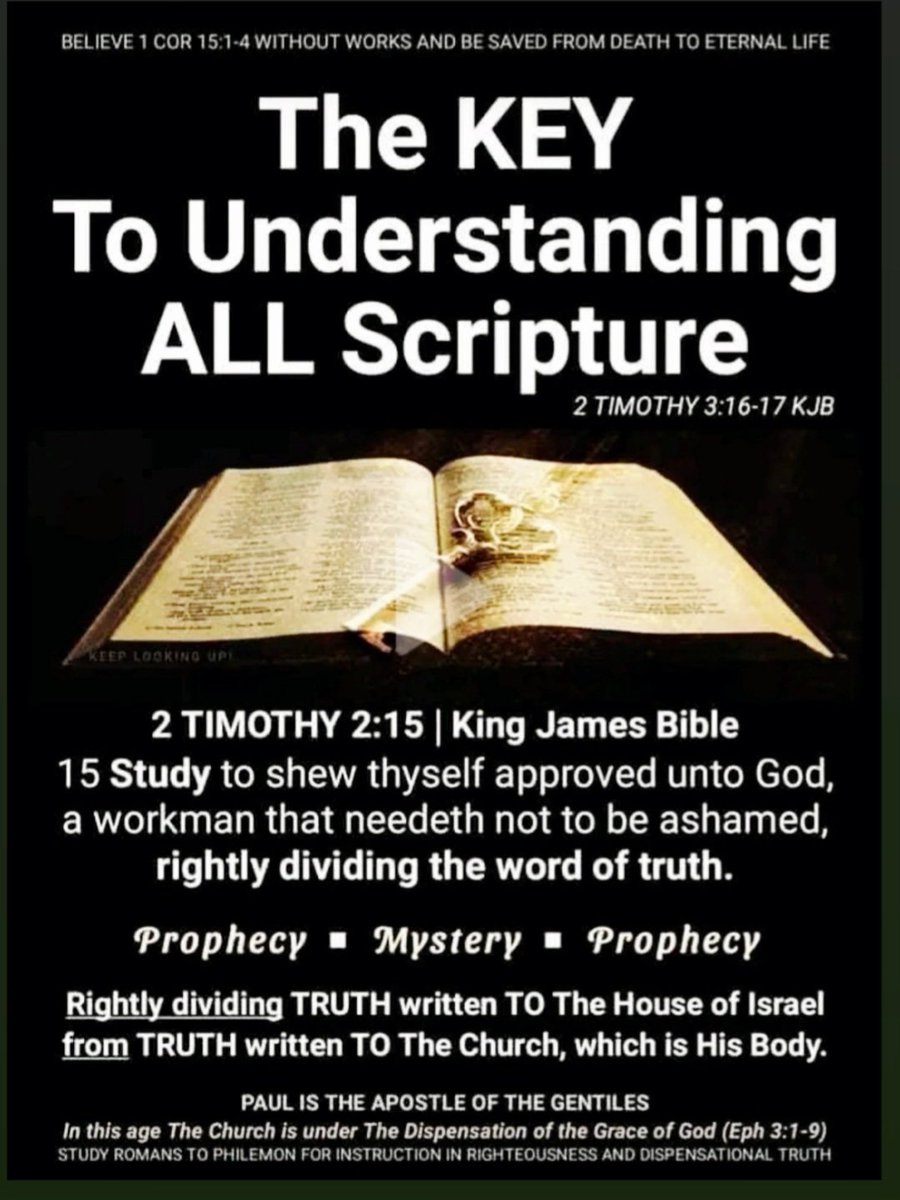 _DavidvGoliath's tweet image. 👋🏼Friendly reminder: EVERYONE  who understands Mid-Acts Pauline Dispensationalism understands there is NO OTHER DOCTRINE, They will also tell you it is NOT up for debate.  #werenotthesame #unshakablecertainty #irrefutable