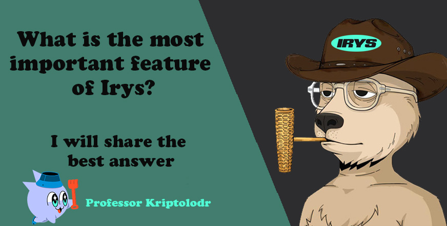 Cryptolog (@kriptologdr) on Twitter photo What is IRYS?
What is the most important feature of <a href="/irys_xyz/">Irys (✧ᴗ✧)</a> ?
I will share the best answer on my page.
Let's see who knows Irys best What is IRYS?
What is the most important feature of <a href="/irys_xyz/">Irys (✧ᴗ✧)</a> ?
I will share the best answer on my page.
Let's see who knows Irys best