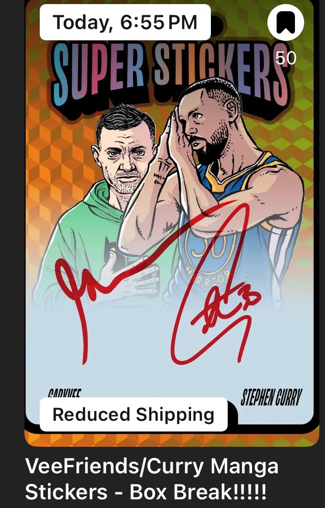 Not much to many …
But 50 bookmarks to us is a record 🏅 

Humbled by the support and excited to see everyone for MONDAY MANGA MADNESS!!!!! 

Join the show here - whatnot.com/s/tDQTfeZC

We may have surprise after the break tonight for those looking for certain characters 👀