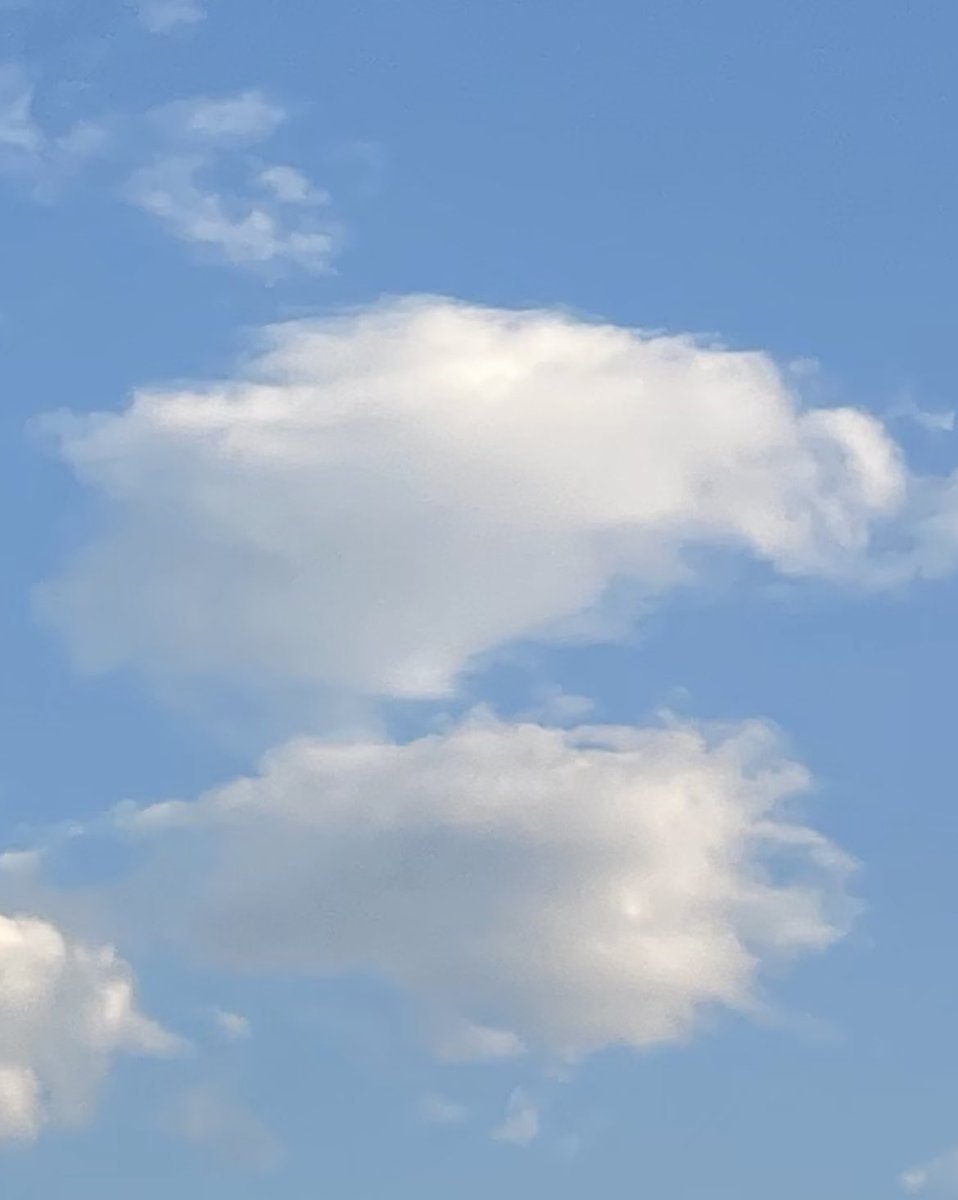 ニノちゃんおはよー☀️
暑さ増し増し😱💦
ニノごと増し増し😊🌟🌟🌟
本日も仕事順調
健康で良い一日を💛

#二宮和也
#イマソラ　#雲