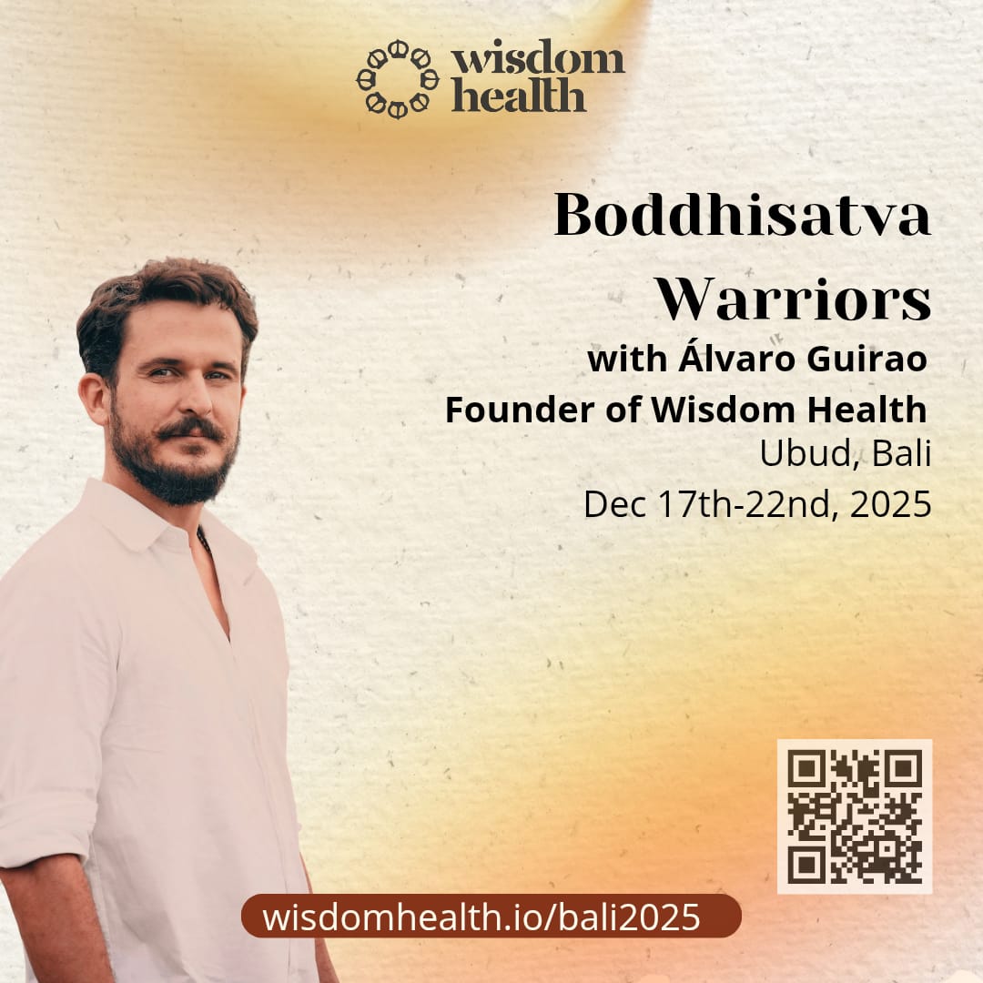 WisdomHealth1's tweet photo. We are happy to announce our next Bodhisattva Warriors retreat, led by @Guirix, next December 17th to 22nd.
Join to develop altruism, mindfulness and non-duality with Dzogchen teachings together with the joy and beauty of Bali:

https://t.co/PkDLX2IbAf

#retreat #bali #leadership https://t.co/yHqioiQu8a