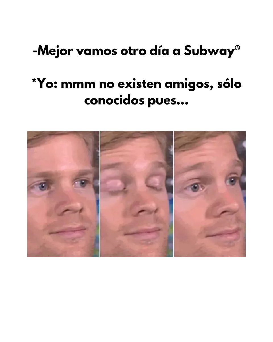 Entonces no somos amigos. 💔
#Subway #PromosSubway #Sublovers