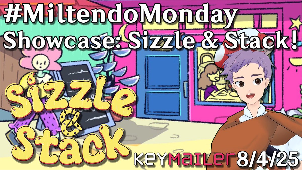 miltenacious's tweet photo. tyvm to @Keymailer #keymailer and @SizzleStackGame themselves for this opportunity, and gratz on teh release SOON, guys! This RPG gaming mushroom will be live in 2ish hrs for his #sizzlestack first impression! Cy'all then! :D #vtuber #vtubers #Vtuberuprising #newgame #indiegame https://t.co/ucT3kNxUEI