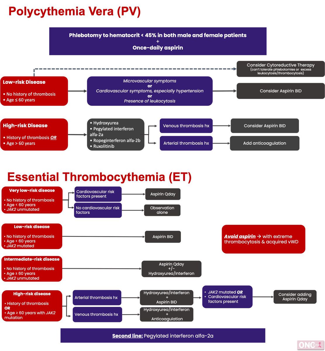 Oncology Brothers (@oncbrothers) on Twitter photo Treatment Algorithm: This is the algorithm we have used during our discussion with <a href="/KuykendallMd/">Andrew Kuykendall MD</a> on Polycythemia Vera and Essential Thrombocythemia!
#OncTwitter #MedTwitter #HemeTwitter <a href="/OncUpdates/">OncUpdates</a> Treatment Algorithm: This is the algorithm we have used during our discussion with <a href="/KuykendallMd/">Andrew Kuykendall MD</a> on Polycythemia Vera and Essential Thrombocythemia!
#OncTwitter #MedTwitter #HemeTwitter <a href="/OncUpdates/">OncUpdates</a>