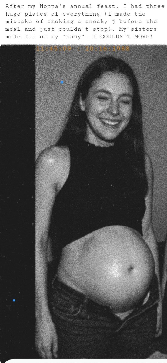 BonVivante1971's tweet image. Stuffed belly scrapbook gem. She really pigged out... #stuffedbelly #foodbaby #bellyfull #familyfeast #aiart