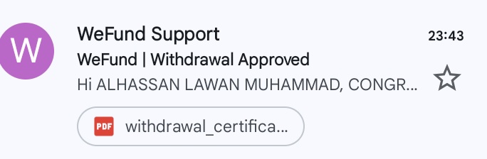 My payout with <a href="/wefundofficial/">WeFund - Prop Firm</a> has just been approved ❤️  
8 series of payouts 🔥

You can start your journey today.  
You'll get your payout every day when you make a profit, there are no restrictions on the 10X Trader program!  
Trade the way you want.