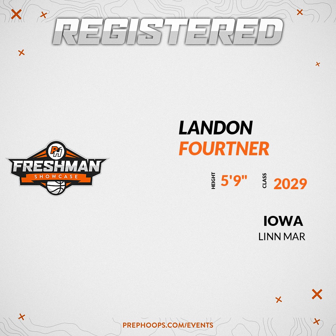 Prep Hoops Iowa (@prephoopsia) on Twitter photo Welcome Class of 2029 Landon Fourtner (@Lafourtner) of Linn Mar HS to the <a href="/PrepHoopsIA/">Prep Hoops Iowa</a> Showcase @ Kingdom Hoops Basketball.
🔥🏀 #PHFreshmanShowcaseIA 🏀🔥
Register NOW! 👇
events.prephoops.com/e/1559/registe… Welcome Class of 2029 Landon Fourtner (@Lafourtner) of Linn Mar HS to the <a href="/PrepHoopsIA/">Prep Hoops Iowa</a> Showcase @ Kingdom Hoops Basketball.
🔥🏀 #PHFreshmanShowcaseIA 🏀🔥
Register NOW! 👇
events.prephoops.com/e/1559/registe…