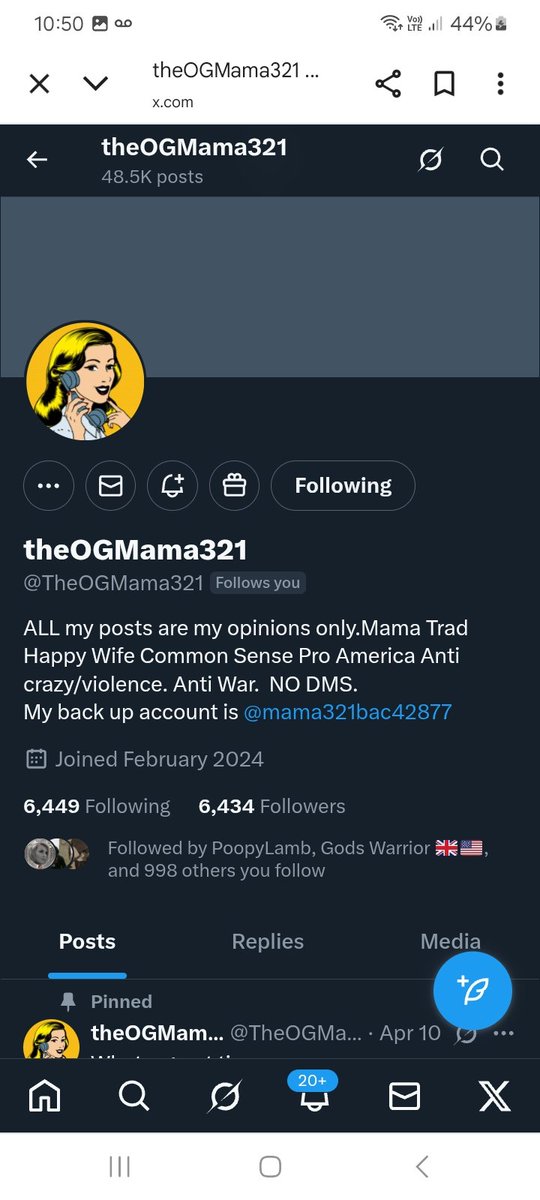 KJW (@hawkesbay69) on Twitter photo 66 short of 6.5k please give this account and her back up account a F&R 💪🫶👊💥💯🇺🇸 <a href="/TheOGMama321/">theOGMama321</a>
<a href="/mama321bac42877/">TheOGMama321backup</a> 66 short of 6.5k please give this account and her back up account a F&R 💪🫶👊💥💯🇺🇸 <a href="/TheOGMama321/">theOGMama321</a>
<a href="/mama321bac42877/">TheOGMama321backup</a>