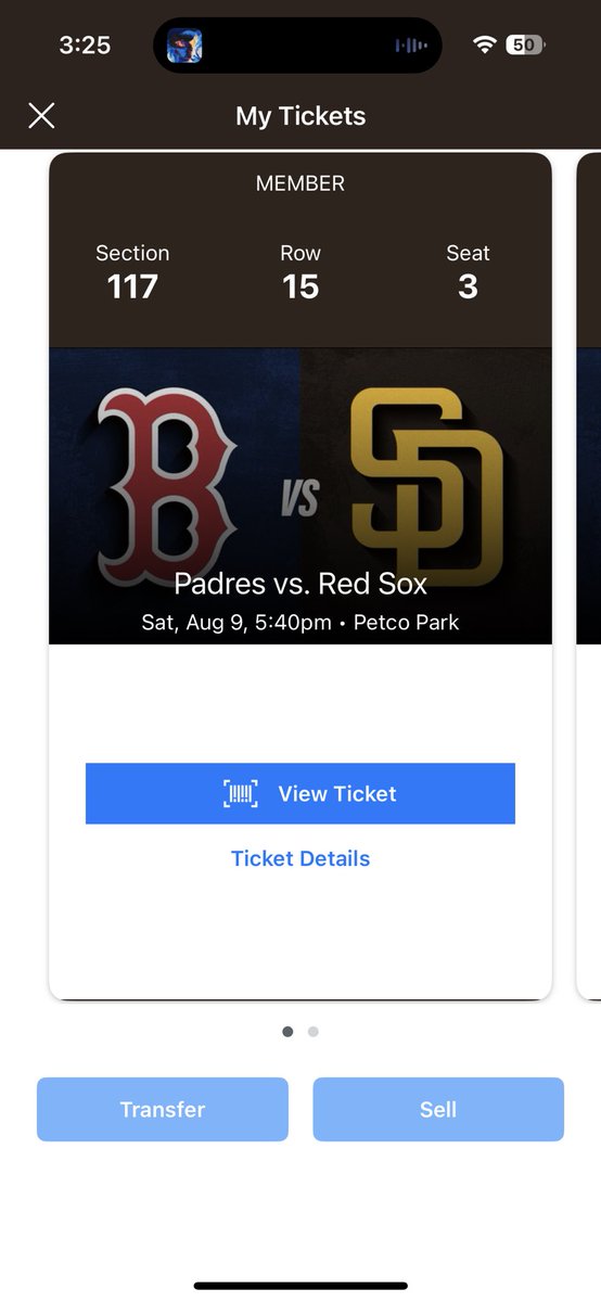 SDMusicDude's tweet photo. Selling my seats for Saturday. Section 117, Row 15, Seat 3-4
Looking for $175 each
Comment or leave a DM if interested https://t.co/nFrbt6v4b6