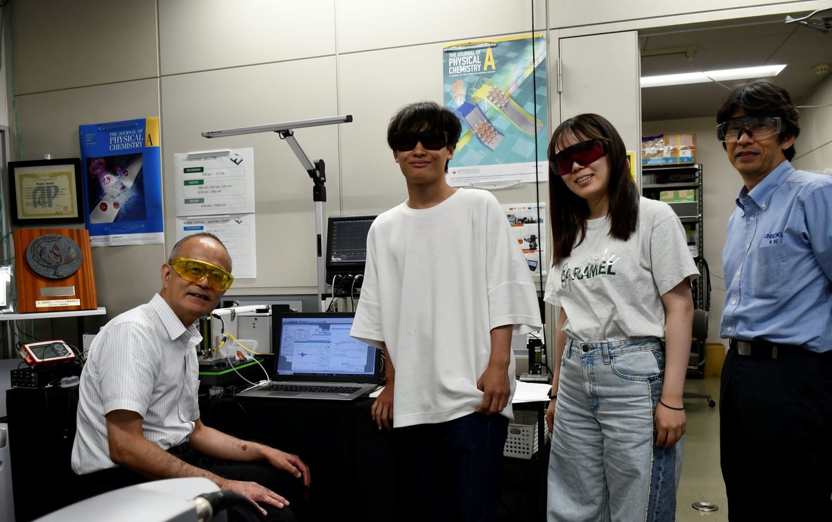 UNISOKU_PR's tweet image. 関西大学 石田斉先生と学生さんが分光デモ測定のため来社されました。ありがとうございました！
#picoTAS #来社実験サービス
wps.itc.kansai-u.ac.jp/sakutai/ishida…