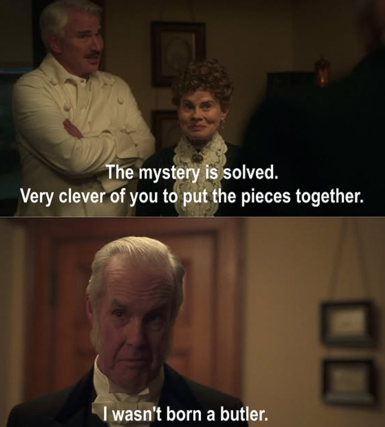 I hope that these three spend the entirety of season 4 trying to solve the mystery of who shot Mr Russell. 
#TheGildedAge