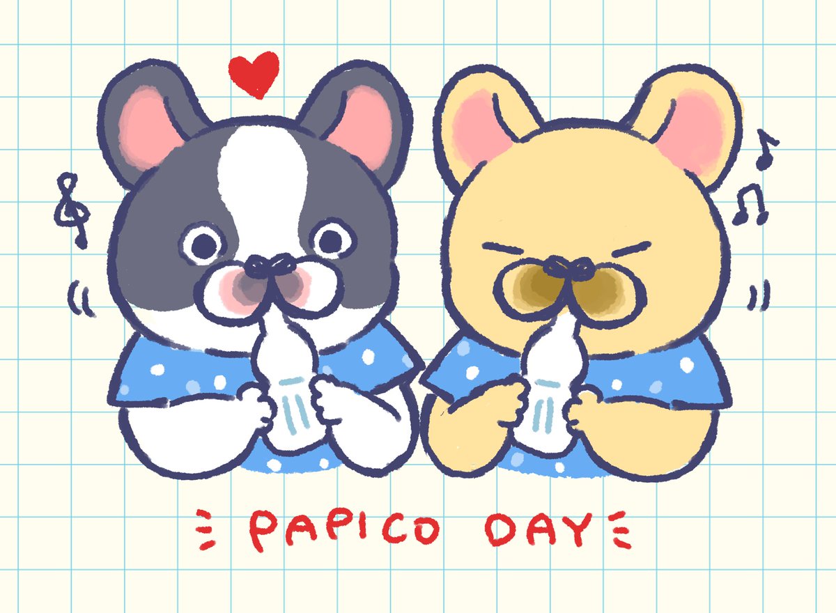 今日はパピコの日🤍わけわけするぞ🐾🐾
#illustration  #イラスト  #フレンチブルドッグ #フレブル #frenchbulldog #ゆるい絵 #ゆるいイラスト #絵柄が好みって人にフォローされたい #パピコの日 #今日は何の日