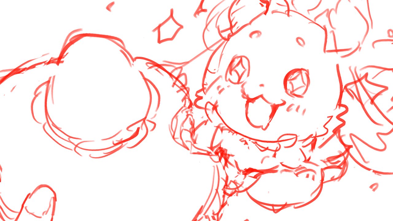 ちい　手描き　イラスト　リクエスト 2025 New Year's Card] How to draw a simple illustration of a