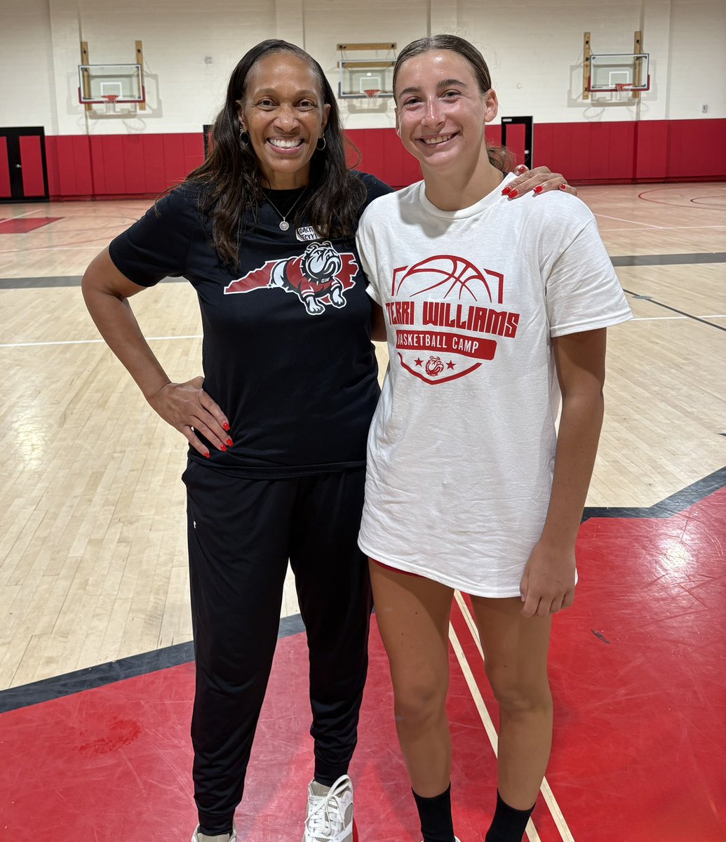 Laura Frances Willis (@lf_willis) on Twitter photo Had a great day at the Gardner-Webb Women’s Basketball Elite Camp! <a href="/GWU_WBK/">Gardner-Webb Women’s Basketball</a> A big thanks to <a href="/CoachTerri11/">Terri R Williams</a> her staff and players for working with us. The energy, atmosphere and competition were top notch.
<a href="/maddiegreen33/">Madison Green</a> <a href="/LadyTitansBall/">North Oconee Lady Titans Basketball</a> <a href="/3ssbhubbard/">/ / / 3SSB Team Elite Hubbard</a> <a href="/HubbardCoach/">Team Elite Hubbard</a> <a href="/EaddieTeamElite/">Coach Eric/Team Elite Hubbard</a> Had a great day at the Gardner-Webb Women’s Basketball Elite Camp! <a href="/GWU_WBK/">Gardner-Webb Women’s Basketball</a> A big thanks to <a href="/CoachTerri11/">Terri R Williams</a> her staff and players for working with us. The energy, atmosphere and competition were top notch.
<a href="/maddiegreen33/">Madison Green</a> <a href="/LadyTitansBall/">North Oconee Lady Titans Basketball</a> <a href="/3ssbhubbard/">/ / / 3SSB Team Elite Hubbard</a> <a href="/HubbardCoach/">Team Elite Hubbard</a> <a href="/EaddieTeamElite/">Coach Eric/Team Elite Hubbard</a>