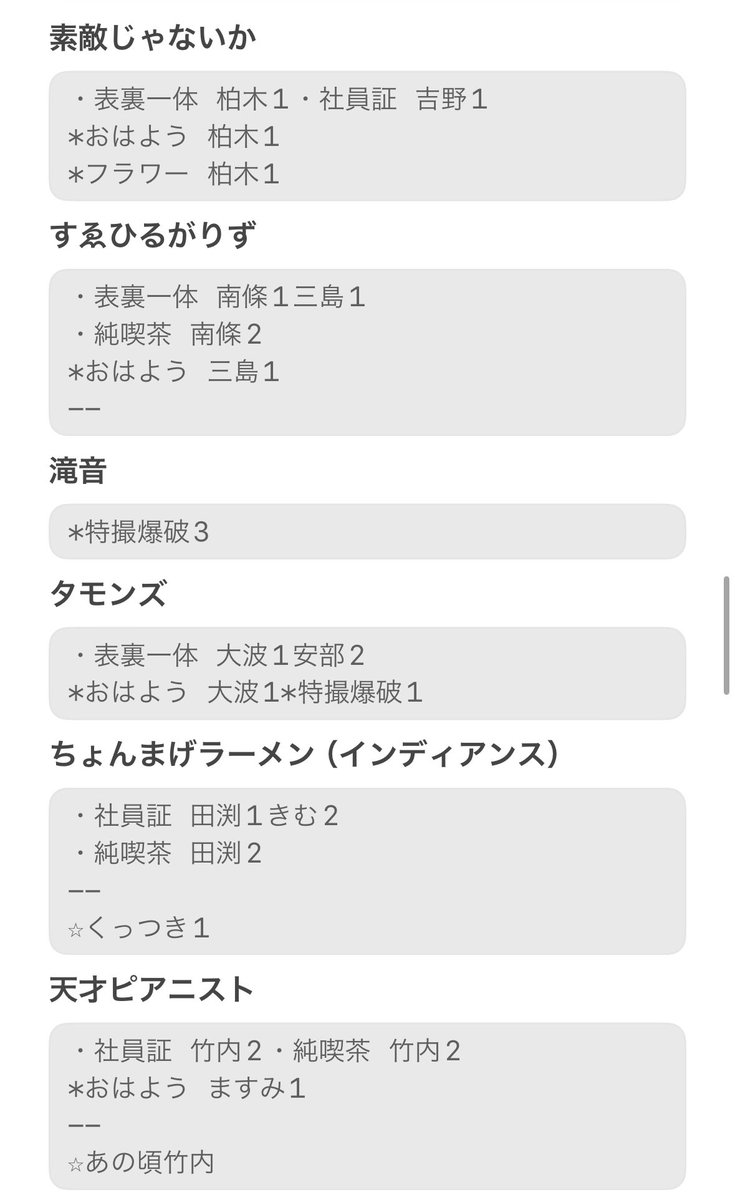 ten2Pi's tweet image. @x
よしもとコレカ 第6弾 
6th Edition 譲渡/交換
求)画像1枚目参照
譲)画像2枚目以降
第5弾の所持カードもお譲り可

・郵送取引⚪︎
・大阪でのお手渡し⚪︎

リプライまたはdmよりお声かけお待ちしております。