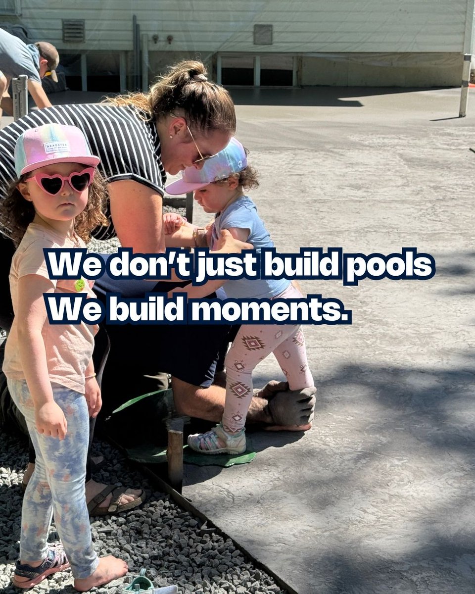 hbpools's tweet image. 📸 There’s nothing better than a summer filled with laughter, family, and perfect pool days. Let’s make it unforgettable.
👉 Dreaming of your own backyard oasis? Contact HB Pools today!
#HBPools #FamilyTime #OttawaPools #PoolInstallation