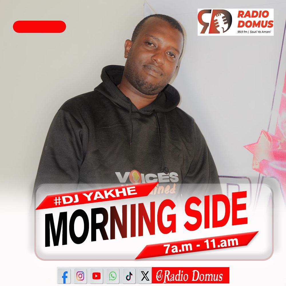 Ni Tuesday fresh! ☀️ Amka na ujichotee energy ya siku na DJ Yakhe kwenye Morning Side, 7am hadi 11am! Vibes safi, muziki moto, na breakfast ya nguvu kwa mwanzo mzuri wa siku yako 
#Morningside #DjYakhe