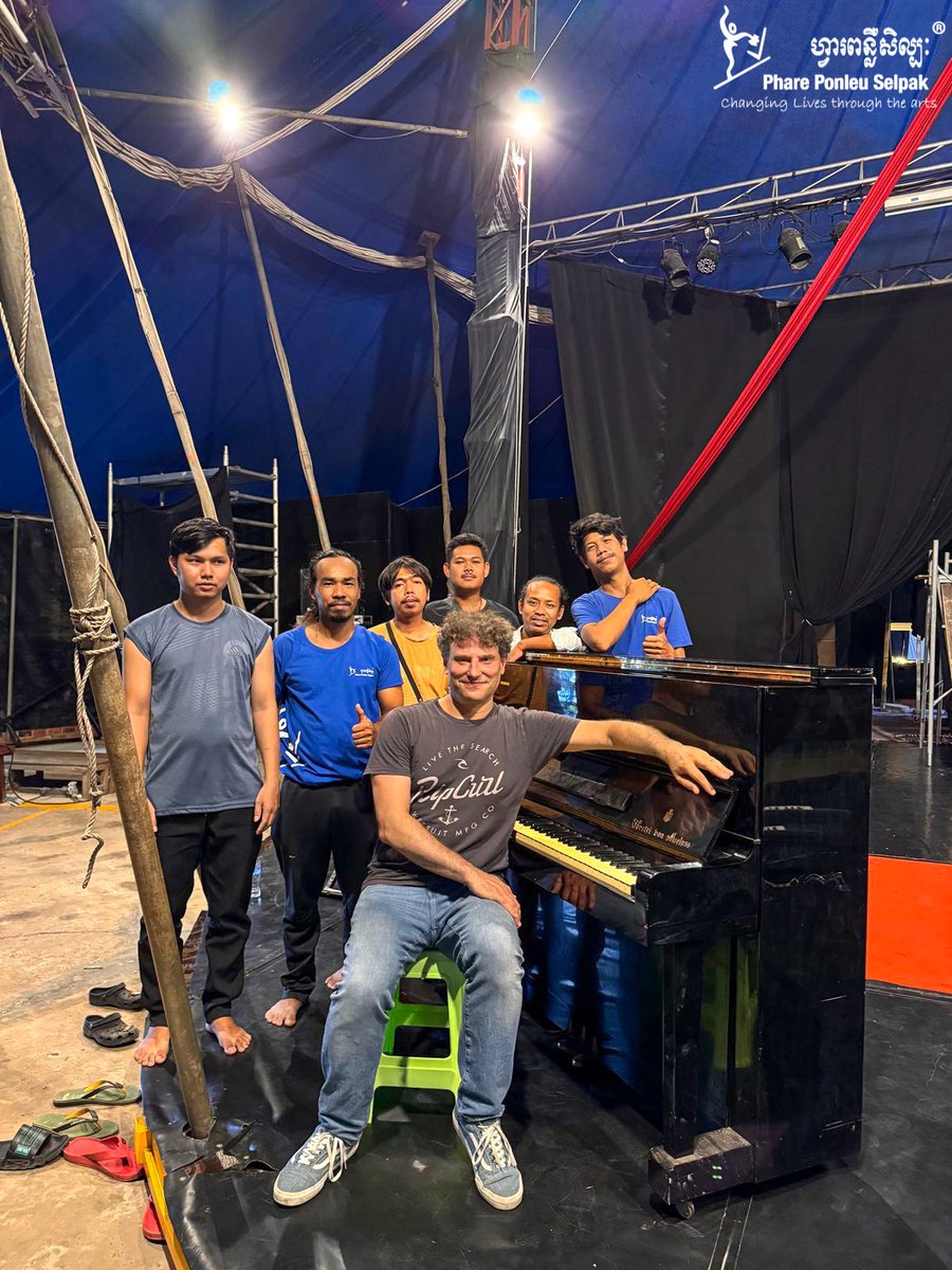 Thank you, David, for inspiring our young Cambodian artists and creating a memorable evening for everyone who joined. Your generosity and artistry will be remembered for years to come. 🙏❤️