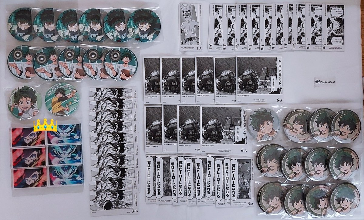 僕のヒーローアカデミア ヒロアカ 缶バッジ ミニアクリルブロック ポストカード 特典 おくるみチャーム ぱしゃこれ スナマイ 交換 譲渡

譲→緑谷

求→同異種 爆豪(固ツイ)or定価＋送料

検索からでもお気軽にお声掛けください🍀