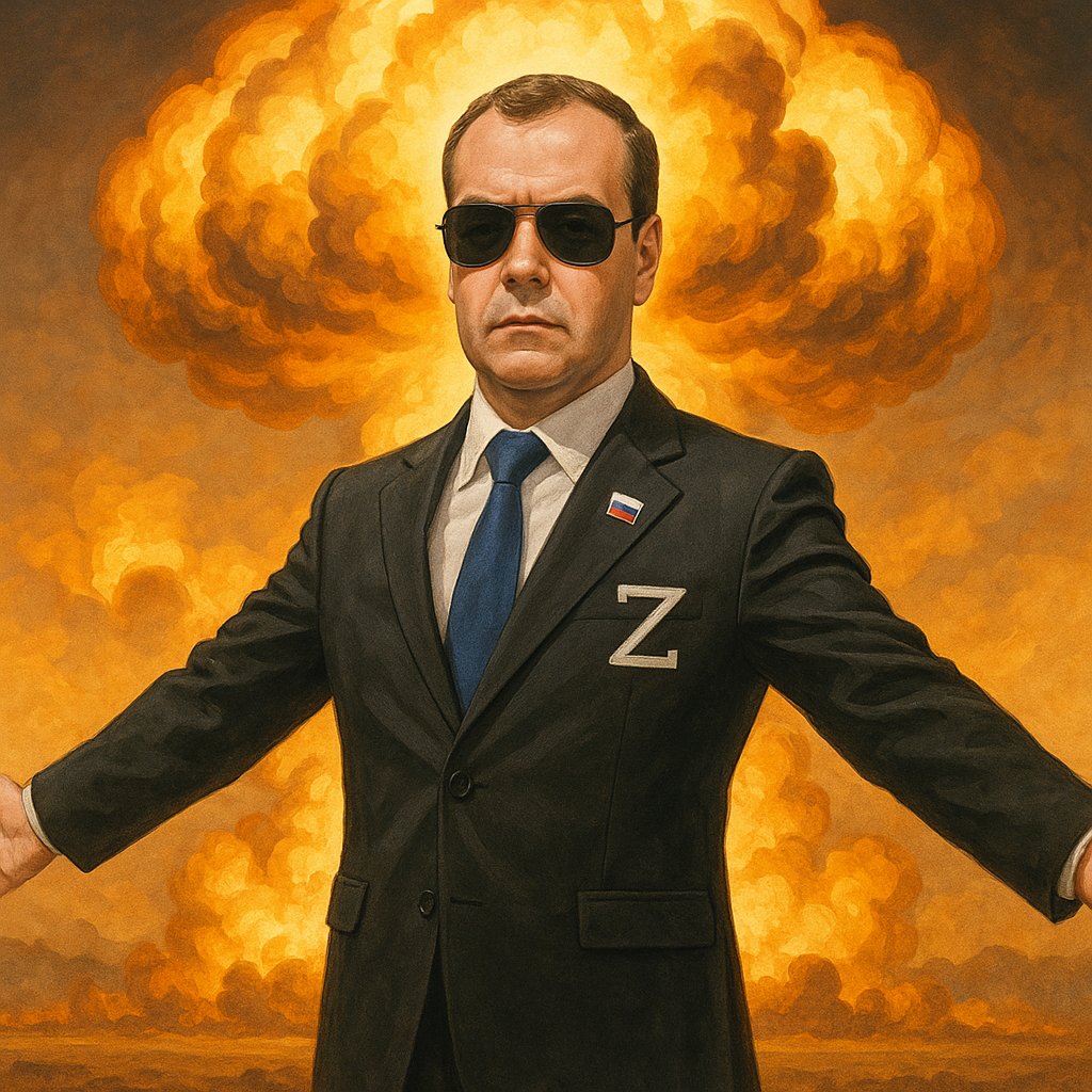 🚨BREAKING NEWS

Dmitry Medvedev:No one can go to nuclear war with us because they know very well that we will be the overwhelming and destructive side.🇷🇺🚀☢️