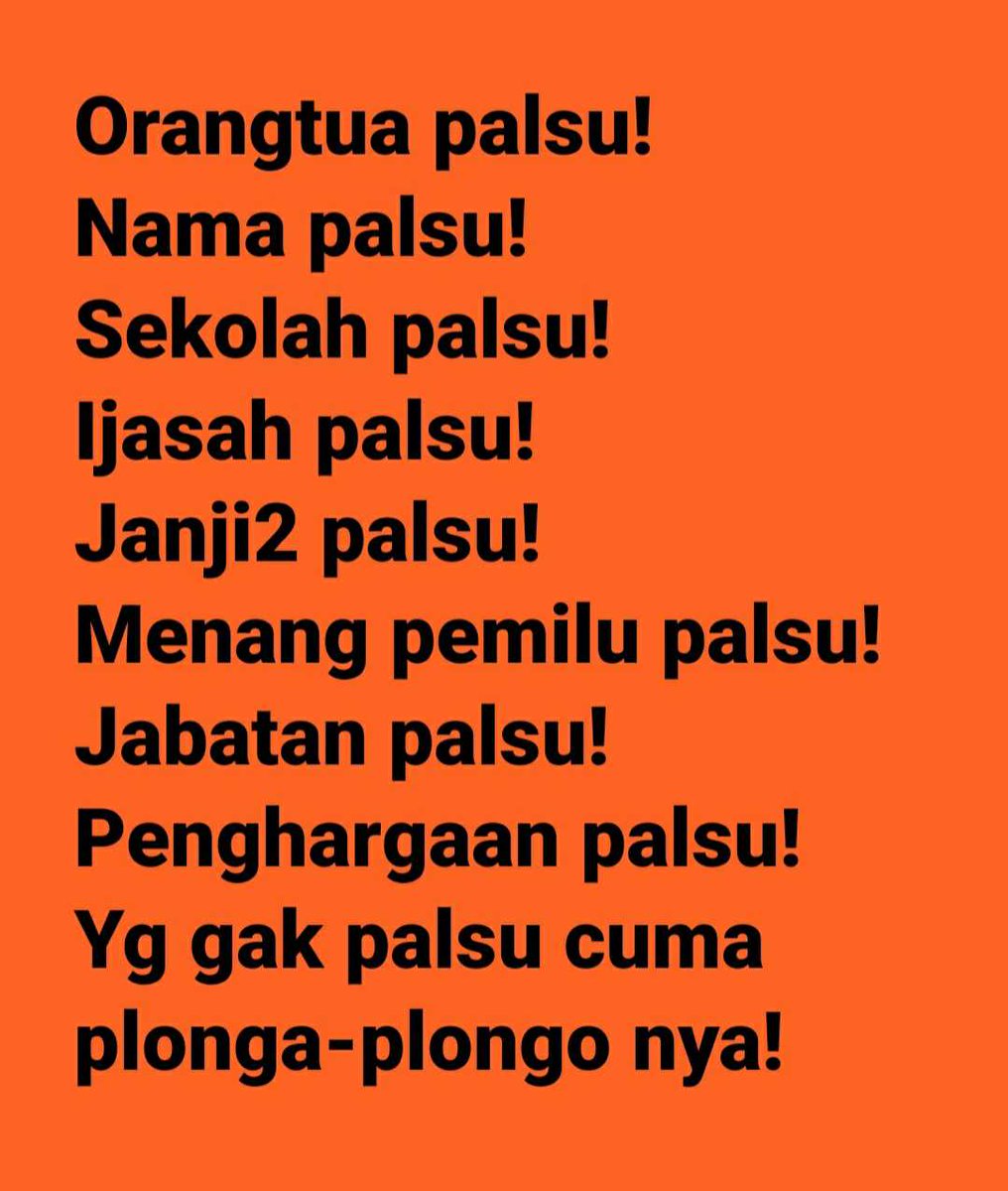 BIASANYA KLO YANG SERBA GAK JELAS DAN SERBA PALSU ITU TURUNAN LONTE !!!
#AmputasiSindikatGengSolo
#AmputasiSindikatGengSolo