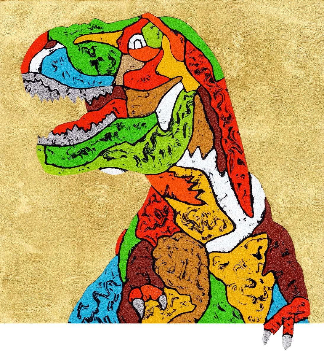 2076❣️ タイトル　(tribe) 油絵 Amazon | LovetheFamily 炎天下を飛ぶタカ 数字キットによる絵画