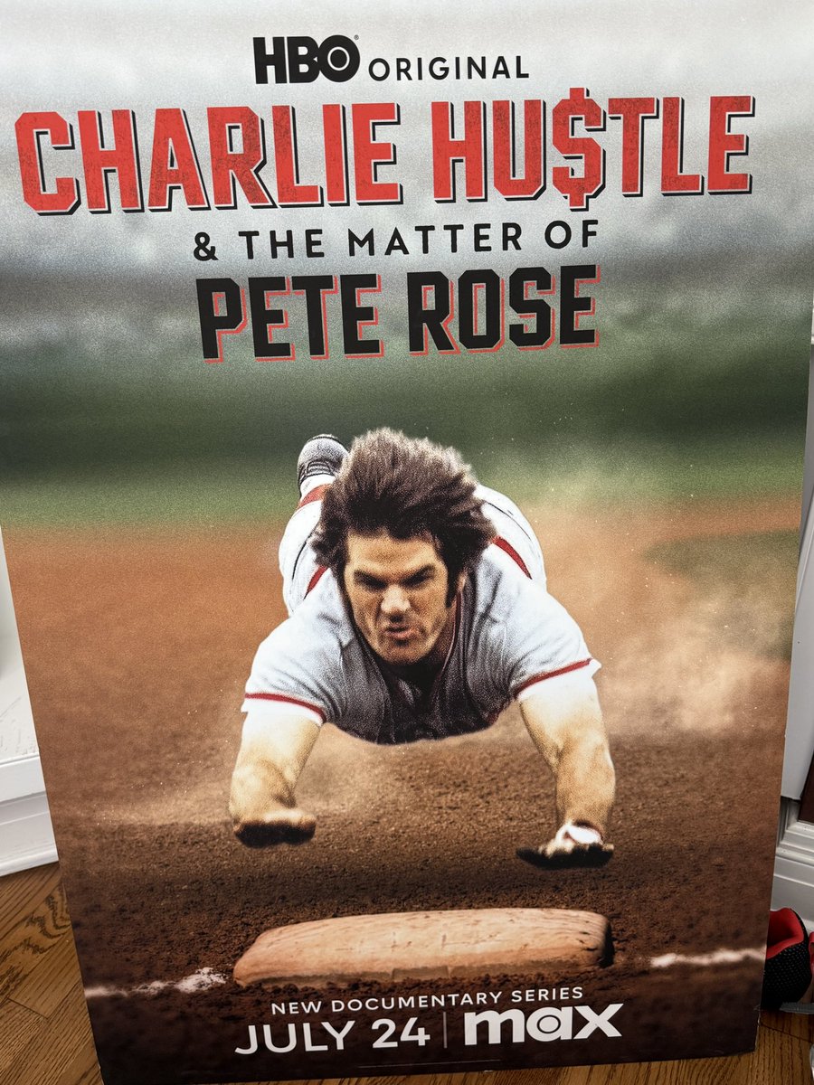 What a great team to be a part of. If you haven’t seen our doc series, it’s on HBO Max. #CharlieHustle &amp; The Matter Of #PeteRose.  And my awesome producing partner Jeff Lenkov is still working to get Pete into the Hall of Fame.