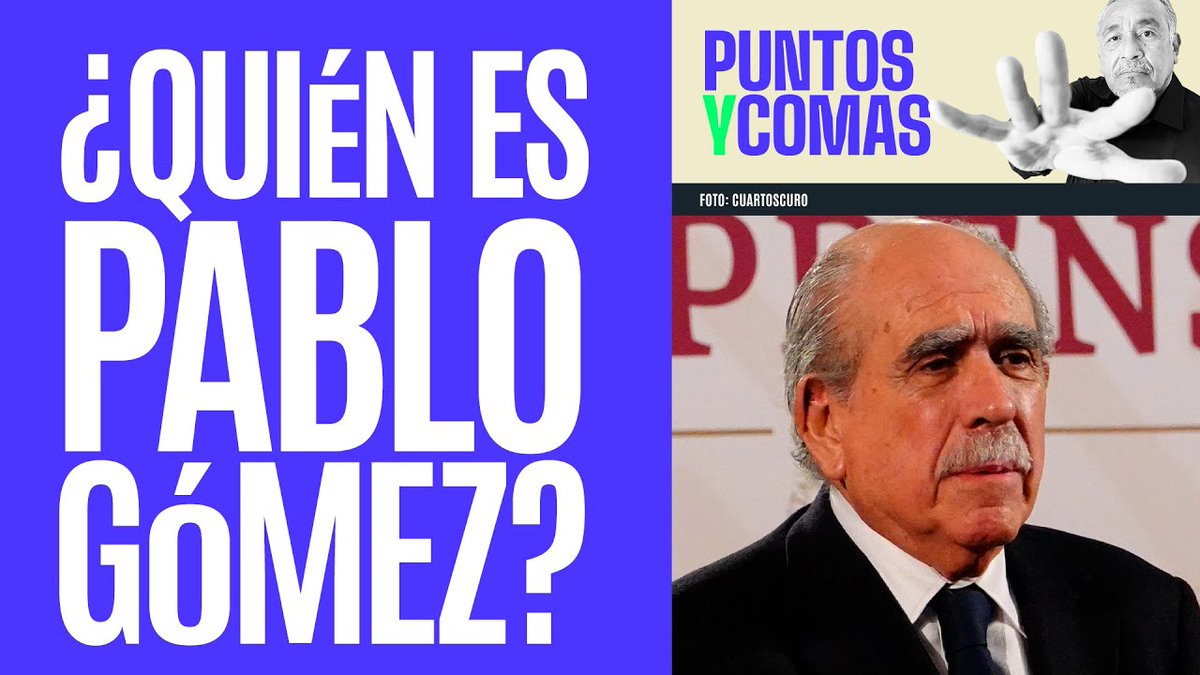 #PuntosYComas ¬ Pablo Gómez, del Partido Comunista a replantear la política electoral 
youtube.com/watch?v=lhxy2A…