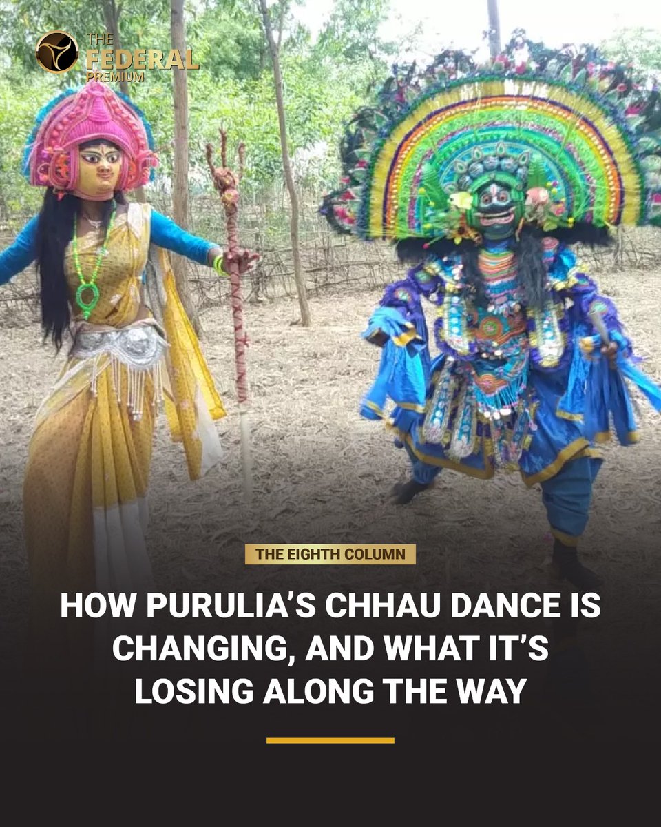 The Federal (@thefederal_news) on Twitter photo #TheEighthColumn | Though #WestBengal’s mask dance got #UNESCO’s Intangible Cultural Heritage tag in 2010, #Chhau troupes find themselves walking the tightrope between keeping it pure and changing with the times, writes <a href="/samirpurkayast1/">samir purkayastha</a>.
Read more: thefederal.com/category/the-e… #TheEighthColumn | Though #WestBengal’s mask dance got #UNESCO’s Intangible Cultural Heritage tag in 2010, #Chhau troupes find themselves walking the tightrope between keeping it pure and changing with the times, writes <a href="/samirpurkayast1/">samir purkayastha</a>.
Read more: thefederal.com/category/the-e…